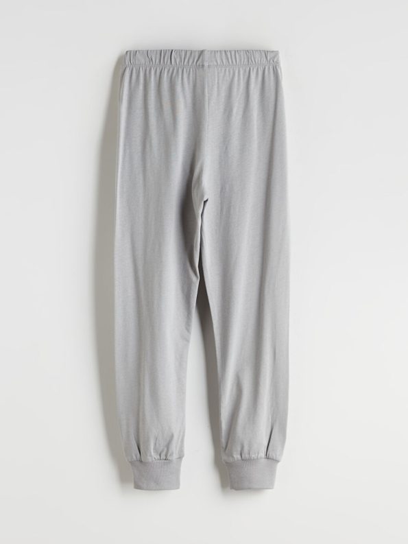 LCW ECO Gray Printed Boys' Pajama Set