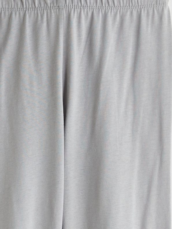 LCW ECO Gray Printed Boys' Pajama Set