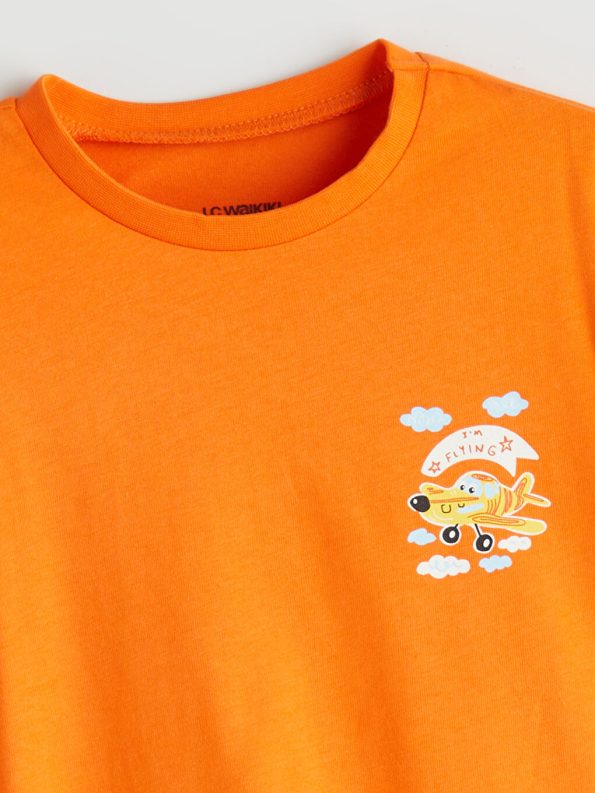 Hooded Printed Thick Boys Sweatshirt