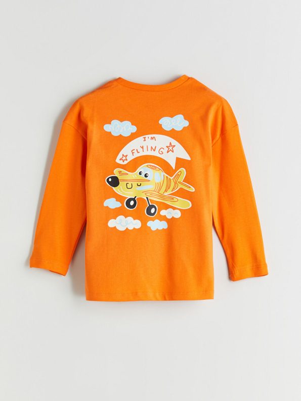 Hooded Printed Thick Boys Sweatshirt