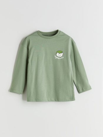 Boys' Printed Crew Neck Sweatshirt
