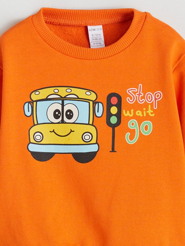Striped Crew Neck Knit Sweater for Boys