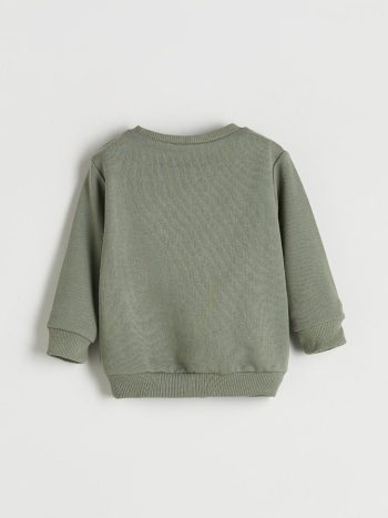 LCW Eco Green Boys' Crew Neck Sweatshirt