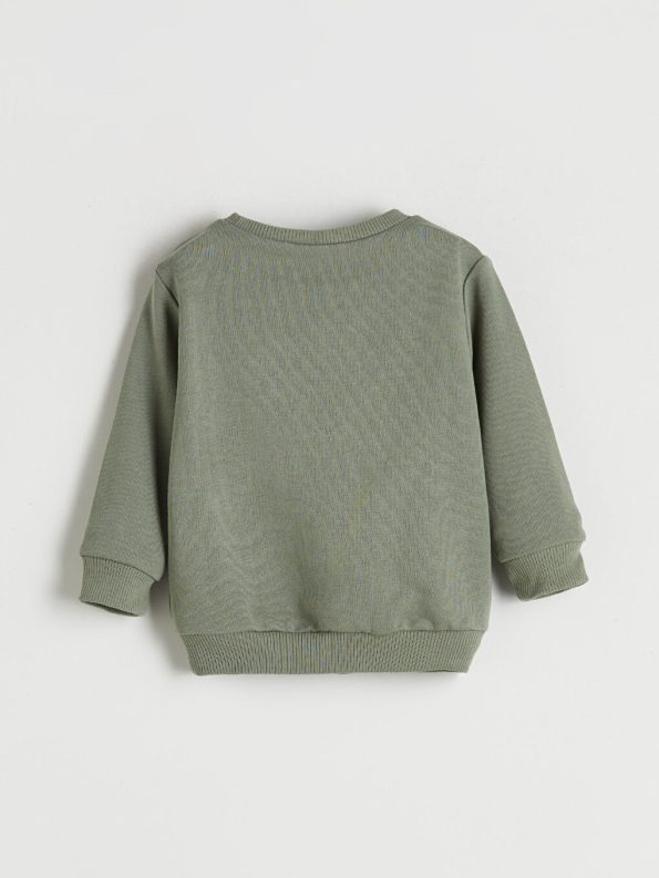 LCW Eco Green Boys' Crew Neck Sweatshirt