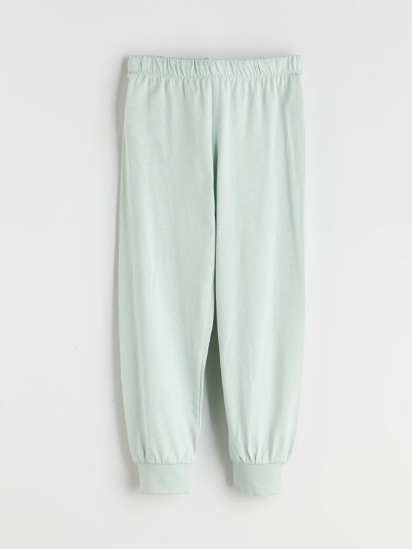 LCW Kids Green Printed Boys Pajama Set