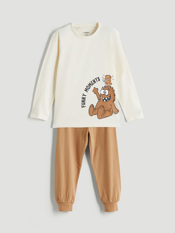 LCW Kids Printed Boys Pajama Set