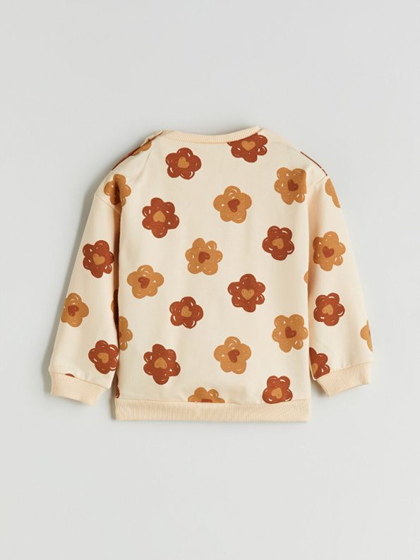 Tweety Printed Girls Baby Sweatshirt and Pants Set