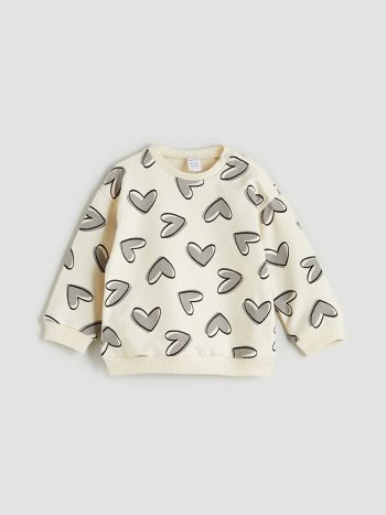 Bow Print Baby Girl Dress and T-Shirt