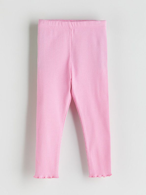 Printed Crew Neck Sweatshirt and Leggings Set for Baby Girls