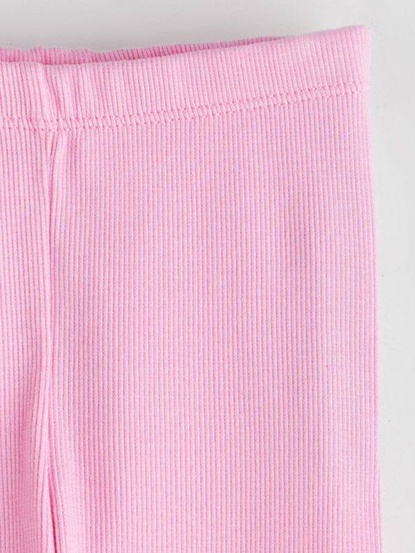 Printed Crew Neck Sweatshirt and Leggings Set for Baby Girls