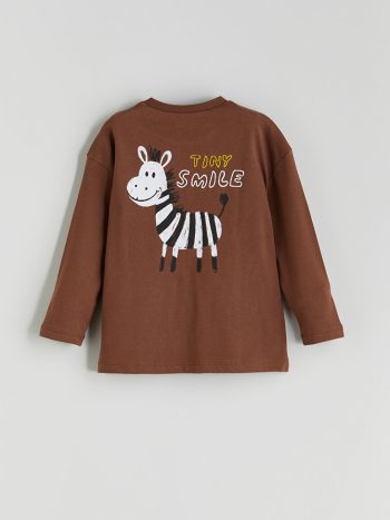Boys' Printed Crew Neck T-Shirt