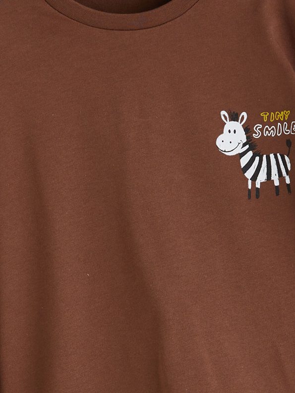 Boys' Printed Crew Neck T-Shirt