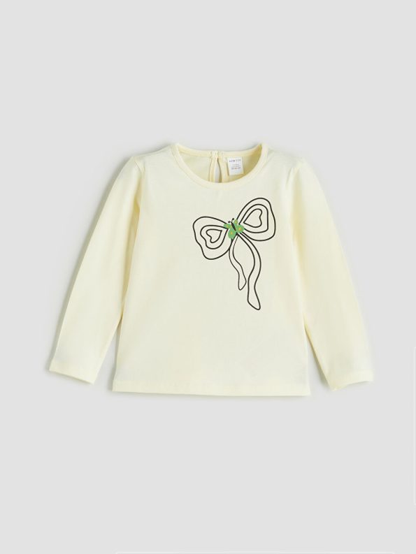 Girls' long-sleeved blouse 2 pice