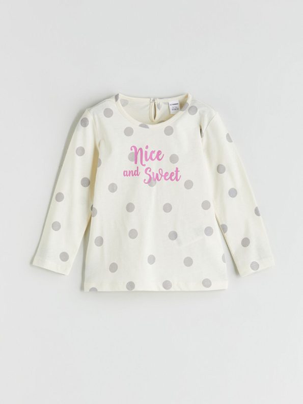 Girls' long-sleeved blouse