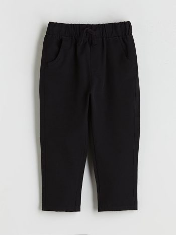 LCW ECOS Black Elastic Waist Boys Pants