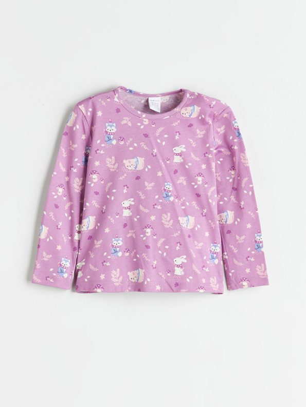 Girls' long-sleeved blouse