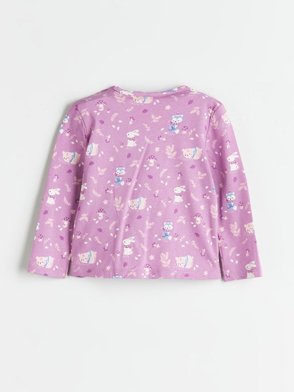 Girls' long-sleeved blouse