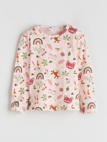 Girls' long-sleeved blouse