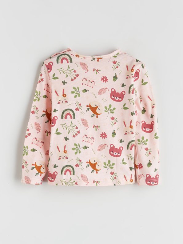 Girls' long-sleeved blouse
