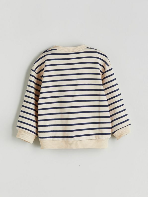Embroidered Crew Neck Sweatshirt for Baby Boys