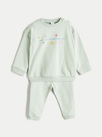 Girls' Baby Blouse,and Leggings Set
