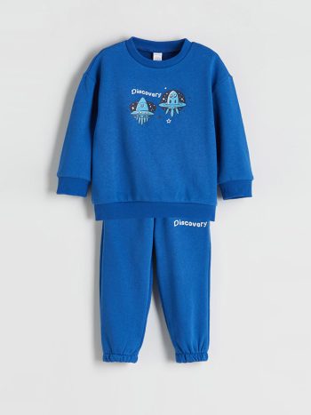 LCW ECOMavi Printed Boys Sweatshirt and Jogger Pants Set