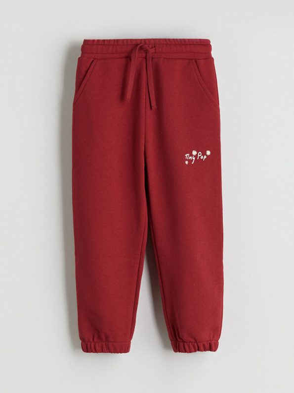 Red Crew Neck Sweatshirt and Jogger Pants for Boys