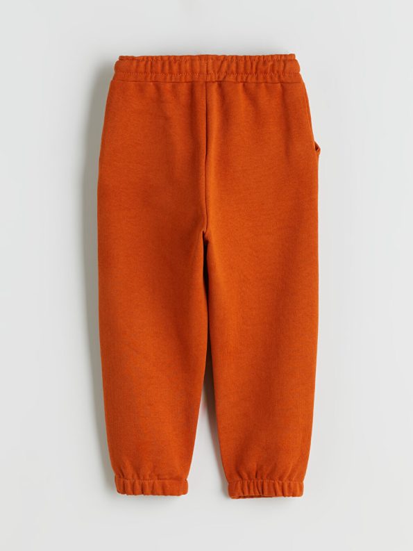 LCW Eco Orange Crew Neck Boys Sweatshirt and Jogger Set