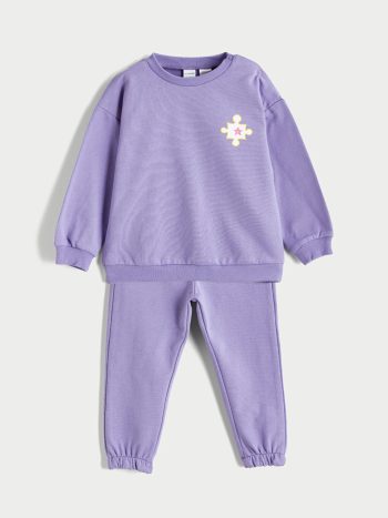 LCW ECOMor Printed Baby Girls' Pajama Set