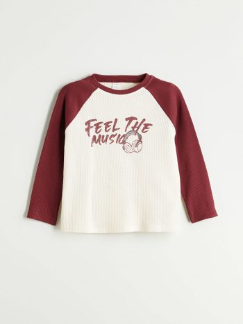 Printed Long Sleeve Boys Sweatshirt Set