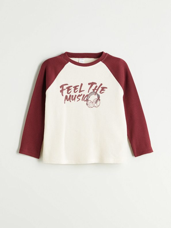 Printed Long Sleeve Boys Sweatshirt Set