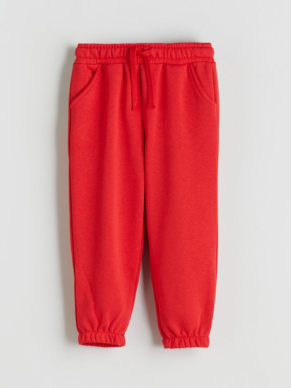 LCW Eco Red Printed Boys' Sweatshirt and Jogger Set