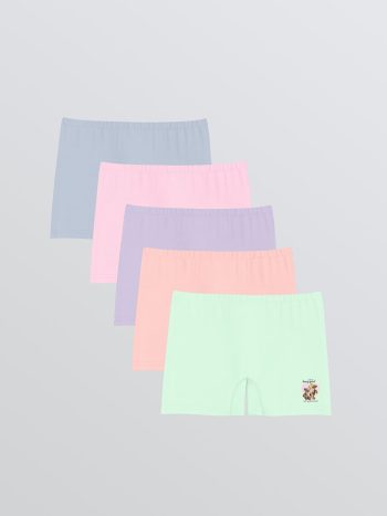 Kuromi Patterned Girls' Ankle Socks Set of 5