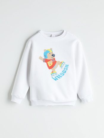 LCW Eco Printed Boys' Sweatshirt and Jogger Set