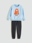 LCW ECOMavi Boys' Crew Neck Sweatshirt and Jogger Pants