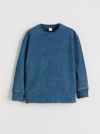 LCW Kids Petrol Round Neck Boys Sweatshirt