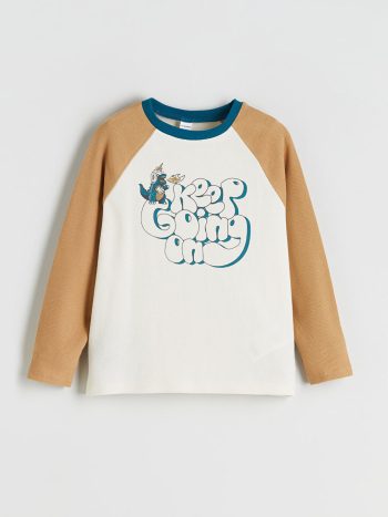 Printed Boys' Sweatshirt and Jogger Set