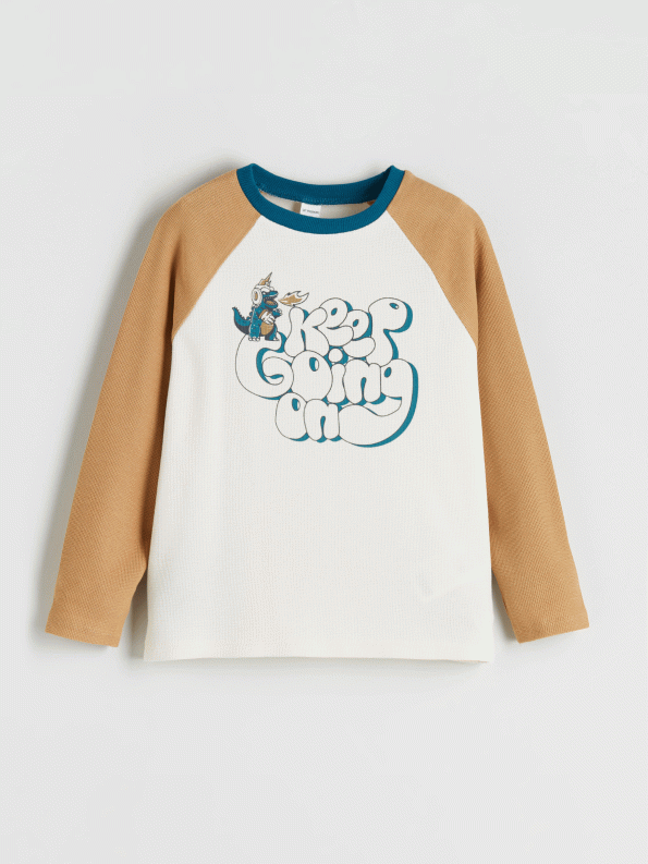 Printed Boys' Sweatshirt and Jogger Set