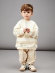 Patterned Baby Boys' Scarf, Hat, and Glove Set