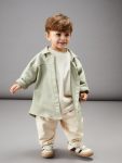 LCW Baby Haki Crew Neck Boys' 3-Piece Set