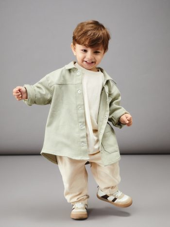 LCW Baby Haki Crew Neck Boys' 3-Piece Set