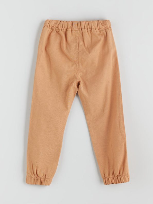 LCW ECO Cream Printed Boys' Sweatshirt and Jogger Set