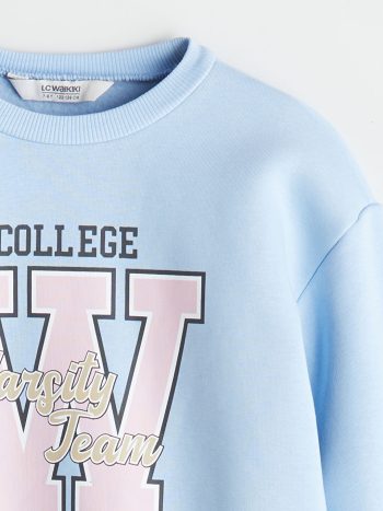 LCW ECOMavi Girls' Crew Neck Sweatshirt
