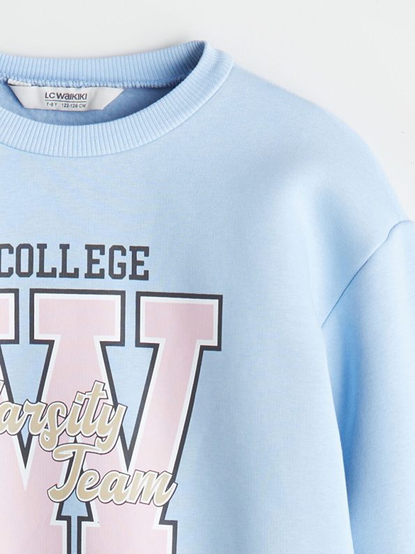 LCW ECOMavi Girls' Crew Neck Sweatshirt