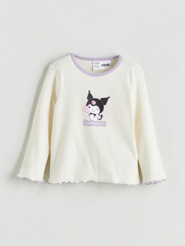 Girls' long-sleeved blouse