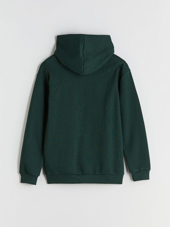 LCW Kids Green Hooded Boys Sweatshirt Set