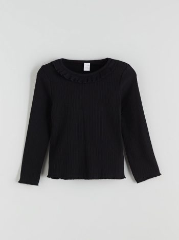 Girls' long-sleeved blouse