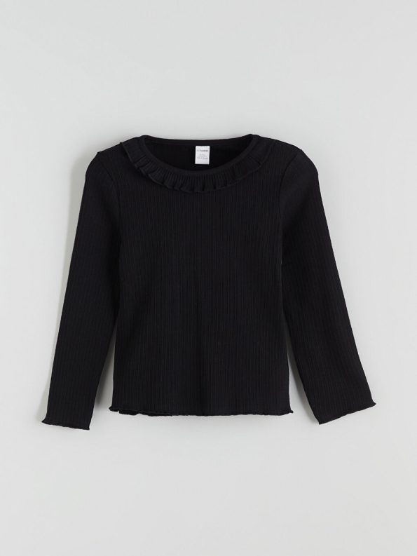 Girls' long-sleeved blouse