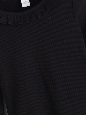 Girls' long-sleeved blouse