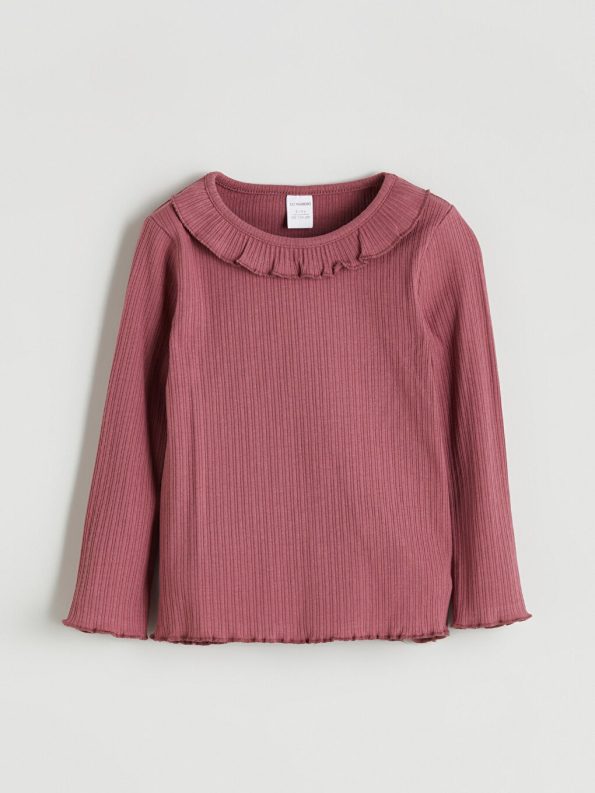 Girls' long-sleeved blouse